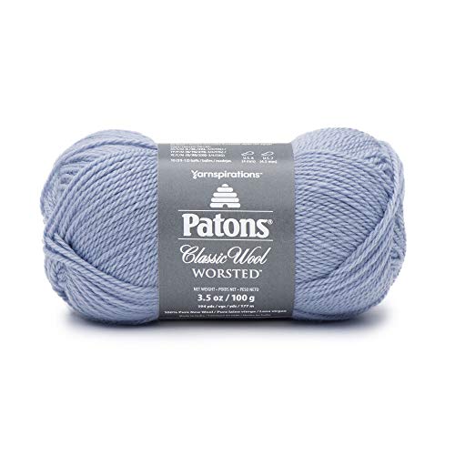 Patons Classic Wool Yarn, Blue Fog
