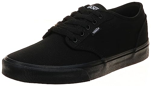 Vans Men's Atwood Trainers, Black (Black/Black Canvas), 10.5