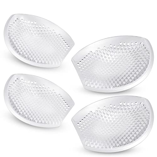 Aiwosana Silicone Breast Enhancement Inserts for Swimsuit, Bra, Lingerie-Waterproof, Breathable, Reusable Push Up Swimsuit Clear Gel Pads-2 Pairs-All Cup Sizes