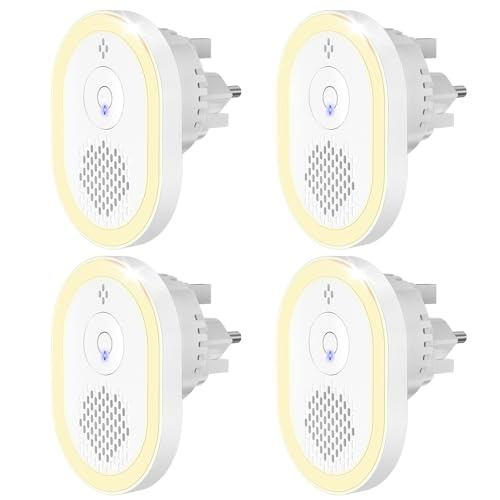 2023 Upgraded Ultrasonic Pest Repeller, Indoor Pest Repellent 4 Packs, Electronic Plug in Pest Control for Roach, Ant, Rodent, Mouse, Bugs, Mosquito, Spider Repellent for House, Garage, Wareh