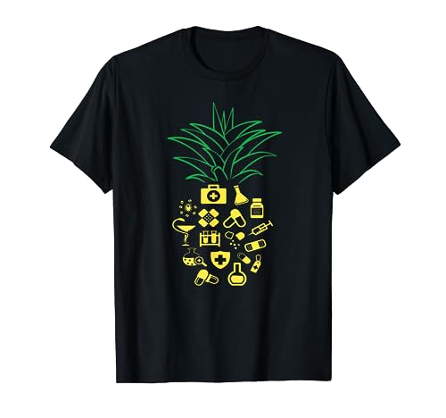 Aloha Pineapple Pharmacist T Shirt Summer Pharmacy Gift