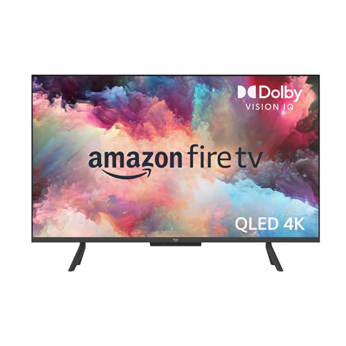 Amazon Fire TV 50' Omni QLED Series 4K UHD smart TV, Dolby Vision IQ, Fire TV Ambient Experience, local dimming, hands-free with Alexa
