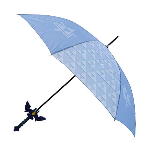 Bioworld Legend of Zelda Umbrella, 36 in, 21 in, Nylon, Metal, Plastic, Officially Licensed, Fashionable, Travel Ready