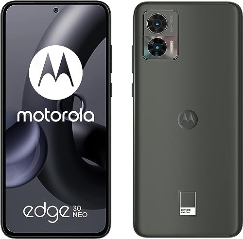 Motorola Edge 30 Neo Dual-Sim 256GB ROM + 8GB RAM (GSM only | No CDMA) Factory Unlocked 5G Smartphone (Black Onyx) - International Version