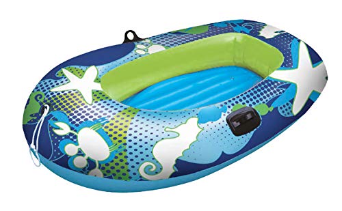 Poolmaster 87320 Swimming Pool and Lake Inflatable Boat, Deep Sea, one size, Multi