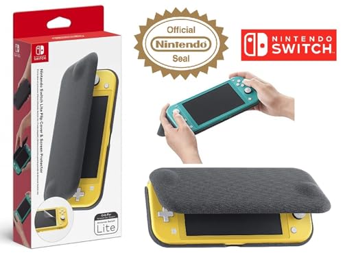 Nintendo Switch Lite Flip Cover & Screen Protector - Switch