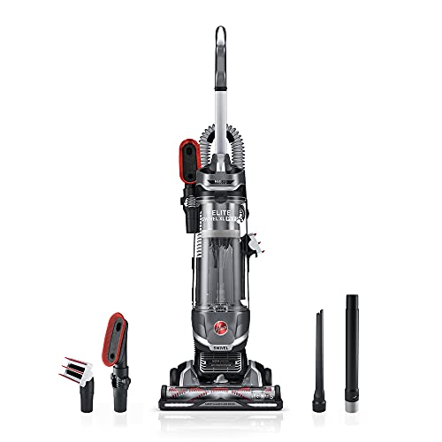 Hoover R-UH75200 MAXLife Elite Swivel XL Pet Vacuum Cleaner with HEPA Filtration, Bagless for Carpets and Hard Floors, Grey - Certified Refurbished