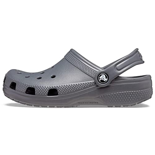 Crocs Kids' Classic Clog , Slate Grey/Slate Grey, 4 Big Kid