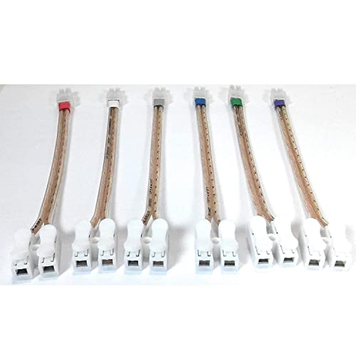 6 Pieces Wire Cord Cable JST Connectors for Sony and Samsung Home Theater Speaker 4.2mm Tool-Free Quick Splice connectors Made in The USA