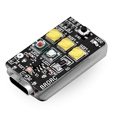 HeiyRC Mini Drone Strobe Light - Super Bright LEDs for DJI Avata 2/Mini 3 Pro/Mini 4 Pro/Air 3/2S/Mavic 3/Mavic Mini 2/SE Drone Night Flight Anti Collision LED Lamp Accessory