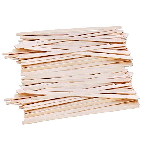 Gmark Coffee Stir Sticks 7' 1000pc Round End, Eco Friendly Coffee Stirrers Wood for Hot Drinks - Natural Birch Wood GM1116