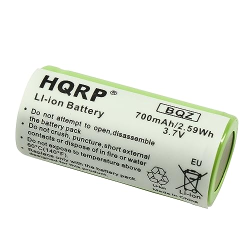 HQRP 3.7v Rechargeable Battery Compatible with 5018LC, CR123, CR123A, CR17345, DL123A, EL123AP, RL123A