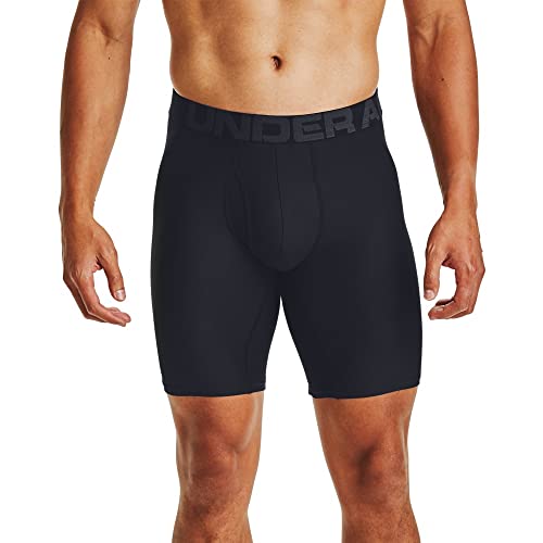 Under Armour Men's Standard Performance Tech 9-Inch Boxerjock Multi-Pack, Black (001)/Black, X-Large