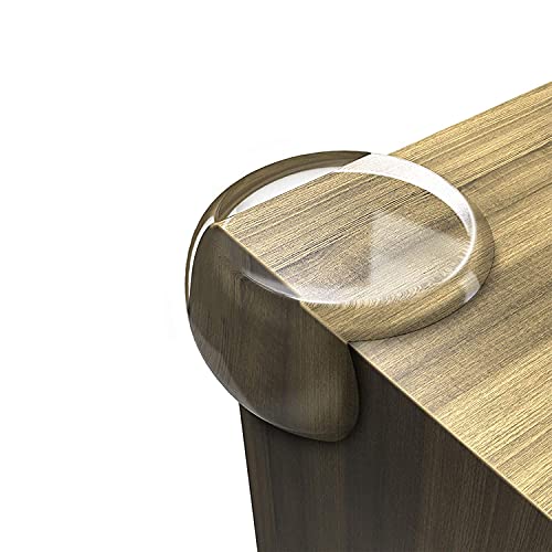 Corner Protectors Guards - Furniture Corner Guard & Edge Safety Bumpers - Baby Proof Bumper & Cushion to Cover Sharp Furniture & Table Edges - Clear and Transparent - (12 Pack)