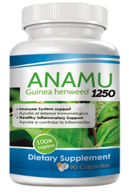 VITAMISAN Anamu 1250 mg Guinea Hen Weed Organically Grown 90 Capsules petiveria alliacea