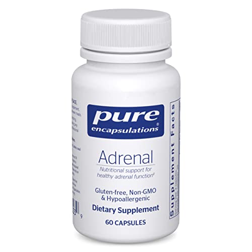 Pure Encapsulations Adrenal | Supplement to Support Healthy Cortisol Levels, Fatigue, Stress Moderation, and Adrenal Gland Function* | 60 Capsules