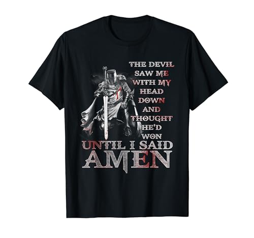 The Devil Saw Me With My Head Down Thought He'D Won Jesus T-Shirt