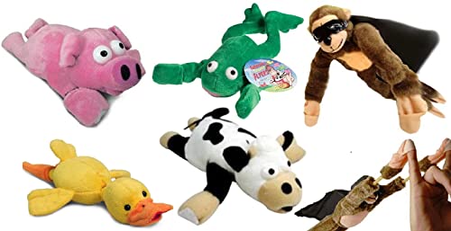 Playmaker Toys Flingshot Slingshot Flying Screaming Monkey (Complete 6 Set) w/Sound