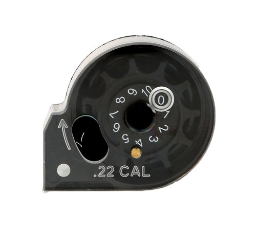 Benjamin RC2210 Marauder/Armada .22-Caliber Auto-Indexing Pellet Magazine, black, clear