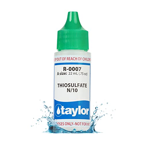 TAYLOR TECHNOLOGIES INC R-0007-A THIOSULFATE #7 N/10 3/4 OZ