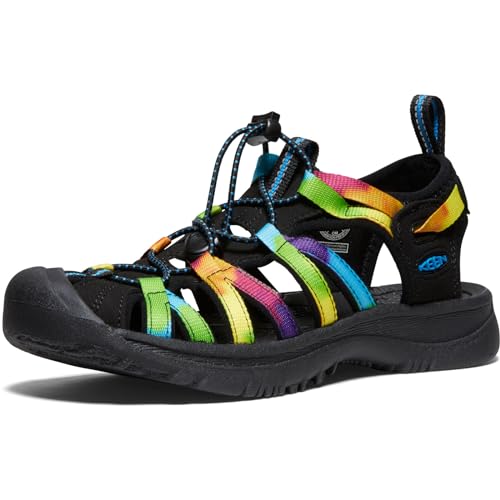 KEEN Womens Whisper Closed Toe Sport Sandals, Original Tie Dye, 7 US