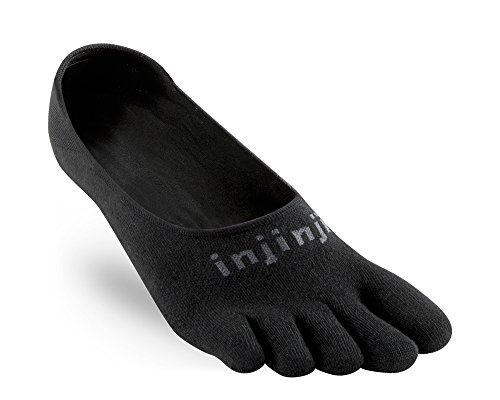 Injinji Sport Lightweight Hidden (Medium, Black)