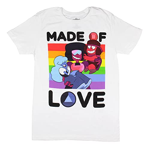 Cartoon Network Steven Universe Men's Made of Love T-Shirt (X-Small)