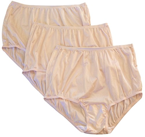 Vanity Fair Classic Ravissant Tailored Brief - Pack of 3 - 15712 (7, Fawn Multi)