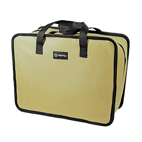 Lixada Camping Stove Storage Bag Waterproof Fits for 1 Cassette Stove and 5 Gas Tanks 15x6.3x11.4in, Camping Tool Tableware Cookware Carrying Bag Durable for Traveling Picnic Hikin