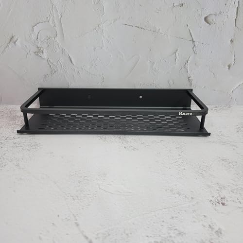 BJLZYR Shower racks Stylish Stainless Steel Shower Caddy - Corrosion Resistant, Black