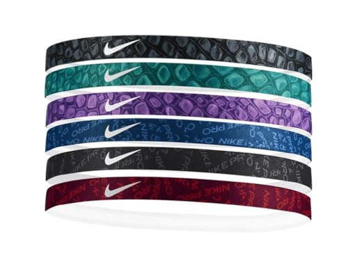 Nike Printed Headbands 6 Pack