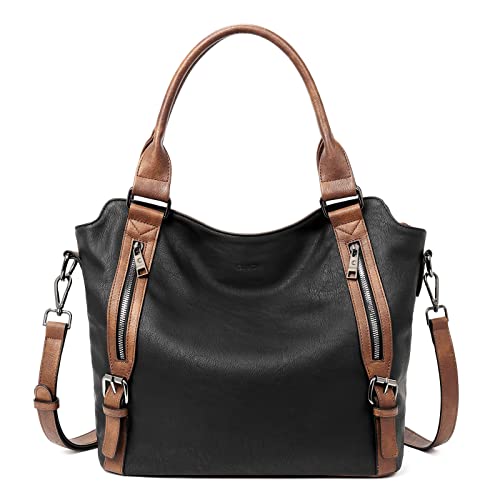 CLUCI Hobo Bags for Women Vegan Leather Handbags Large Ladies Purse Shoulder Bag