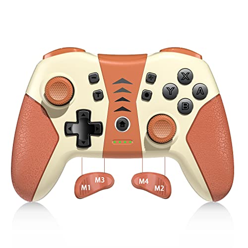 Puning Switch Pro Controller,Wireless Switch Controller Compatible with Nintendo Switch/Switch Lite/Switch OLED,Support Vibration/Turbo/Programmable/Wakeup/NFC