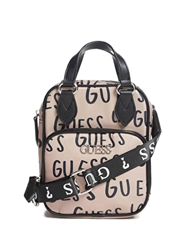 GUESS Logo Print Nylon Crossbody
