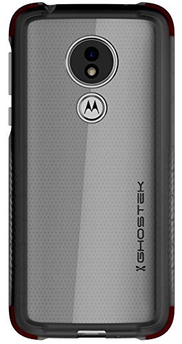 Ghostek Covert Clear Moto G7 Power, Moto G7 Supra Case with Super Slim Thin Design and Scratch Resistant Back Secure Non-Slip Grip Prevents Drops 2019 Moto G7 Power / G7 Supra (6.2 Inch) - (Smoke)