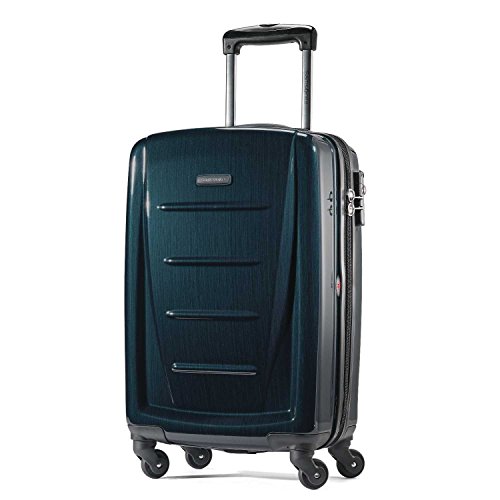 Samsonite Winfield 2 Hardside Luggage with Spinner Wheels, Teal, Checked-Medium 24-Inch