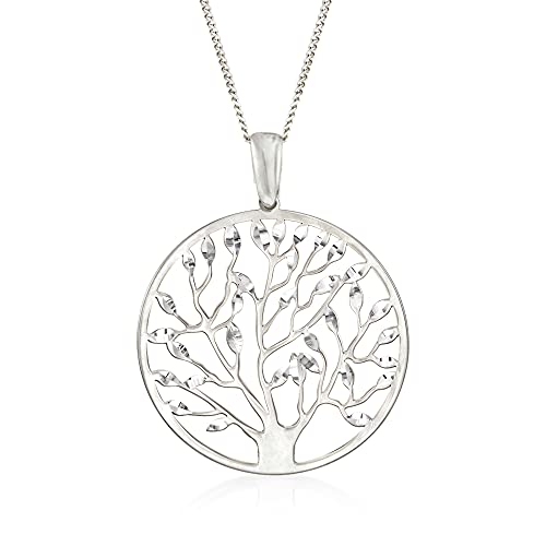 Ross-Simons Italian Cut-Out Tree of Life Pendant Necklace