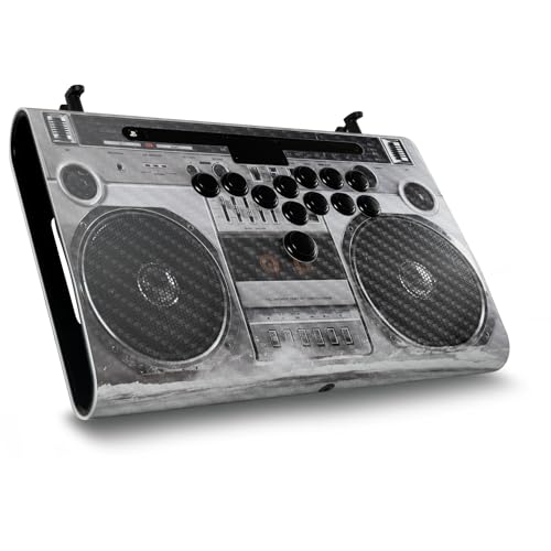 Carbon Fiber Gaming Skin Compatible with Victrix Pro FS-12 - Booming Box - Premium 3M Vinyl Protective Wrap Decal Cover - Easy to Apply | Crafted in The USA by MightySkins