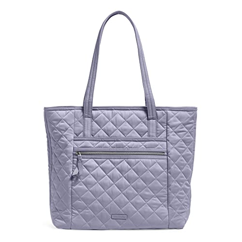 Vera Bradley Women's Performance Twill Vera Tote Bag, Lavender Sky, One Size