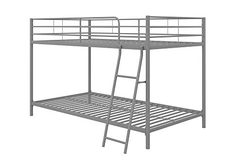 DHP Junior Bunk Bed, Twin, Silver