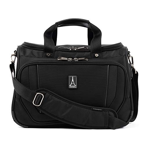 Travelpro Crew Versapack Underseat Carry-on Deluxe Travel Tote Bag, Men and Women, Jet Black, 17-Inch