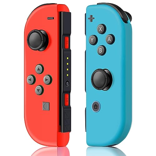 Joy Cons for Nintendo Switch, Replacement for Switch Joycon L/R Controller Support Dual Vibration/Motion Control/Wake-up