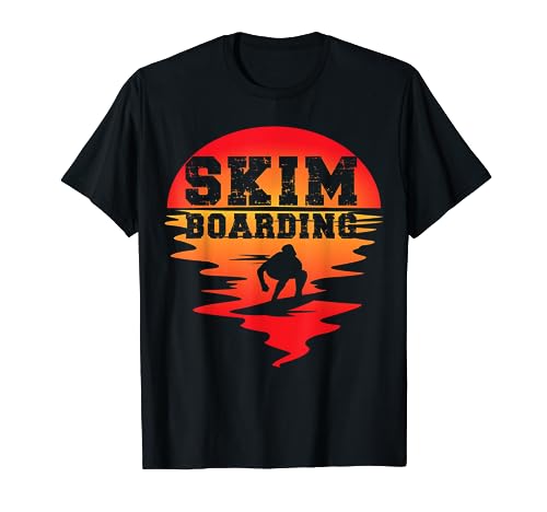 Skimboarding Skimming Skimboarder Retro Vintage Skimboard T-Shirt