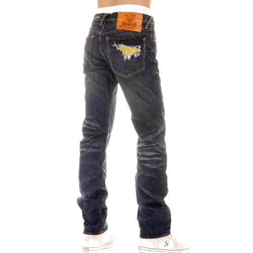 Yoropiko Jeans Fujitsuru Vintage Washed Japanese Jean YORO3972 Black