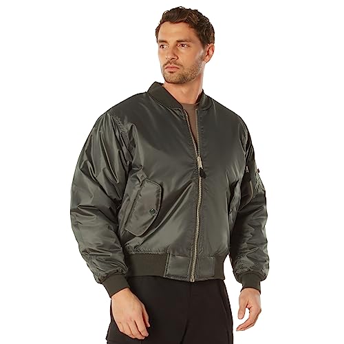 Rothco MA-1 Flight Jacket, Gun Metal Grey, 2XL