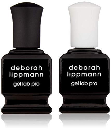 Deborah Lippmann Gel Lab Pro | Gel Like Base and Top Coat Set | Delivers High Shine and Long-Lasting Manicure Wear | Fast Drying Finish Protects Nail Color | No UV Lamps, No Tools, No Damage