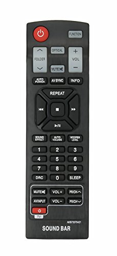 New AKB73575421 Replace Remote fit for LG Sound bar NB3530A NB2520A NB2430 NBN36 NB3531A NB3532A S33A1-D NB3730A NB4530B NB3520A2 NB3520ANB NB3530ANB NB4532B NB4530B NB4530A NB4540 NB4542