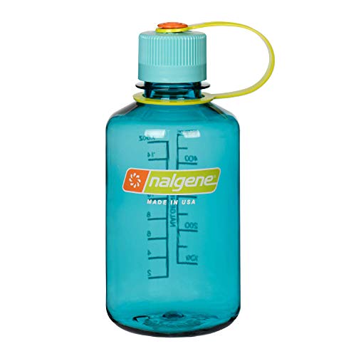 Nalgene Sustain Tritan BPA-Free Water Bottle Made with Material Derived from 50% Plastic Waste, 16 OZ, Narrow Mouth