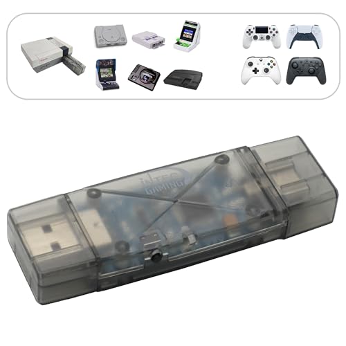 Mini Converter- Wireless Controller Adapter for NeoGeo Mini/Genesis Mini/TG16 Mini/PS Classic/NES SNES Classic/Astro City Mini, Gaming Controller Adapter for PS5/PS4/Xbox one/Switch Pro Controller