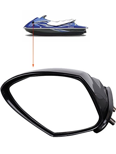 SPAUTO WaveRunner VX Mirror Left Hand Side Compatible with Yamaha VX110 Deluxe Sport Cruiser (Black, F1S-U596B-10-00)